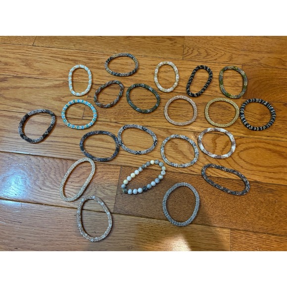 Beaded Nordstrom Stretch Bracelets Bulk Lot Bohemian Bead Jewelry Mix & Match - Picture 1 of 5